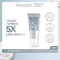 Wardah Nature Daily Mineral+ Clarifying Facial Foam 